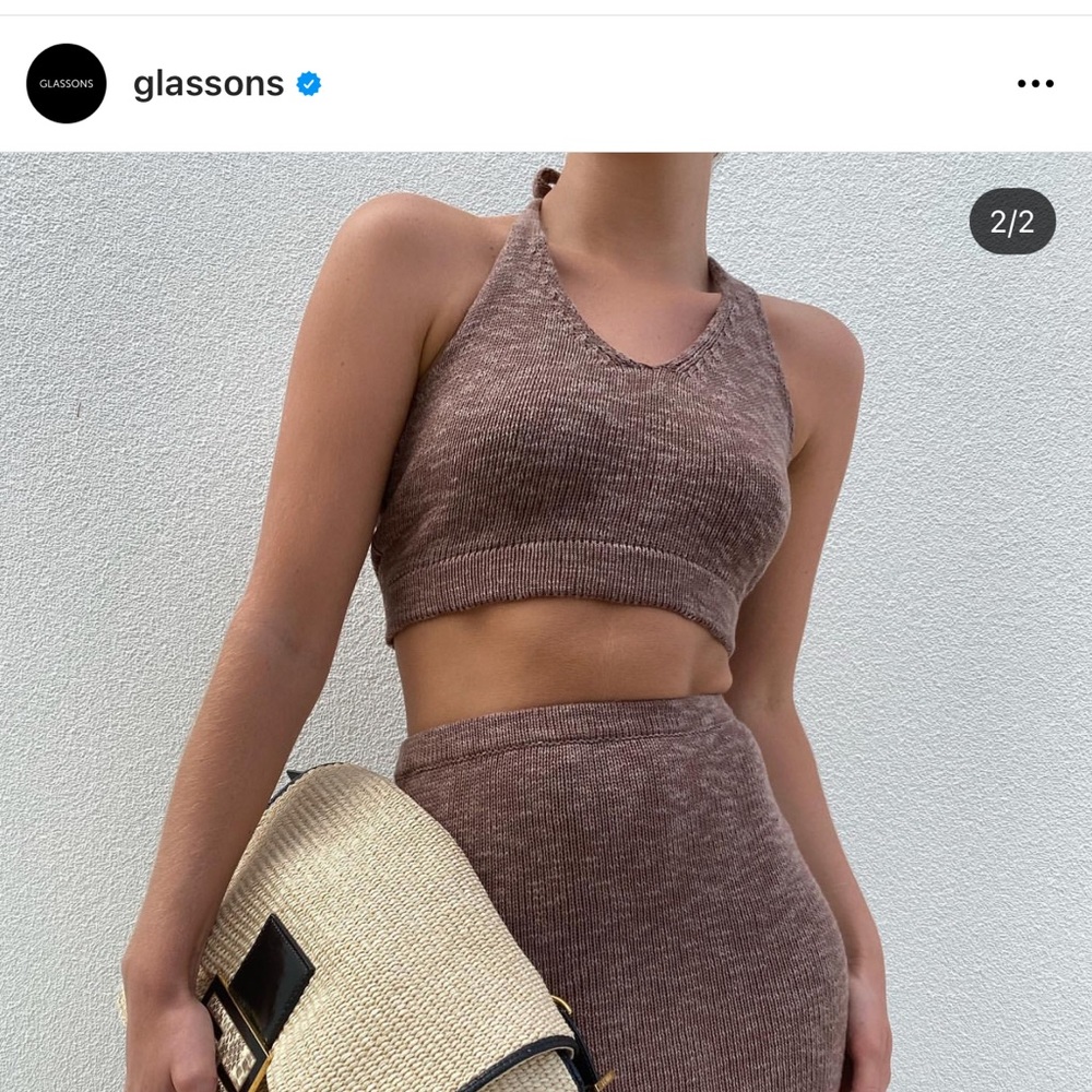 Glassons Knit Halter Top